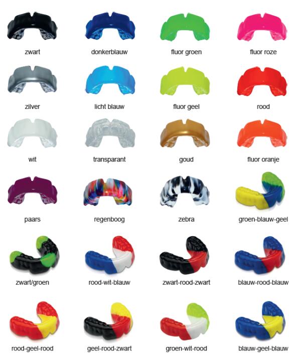 Gebitsbeschermer kleuren Ortho Flex